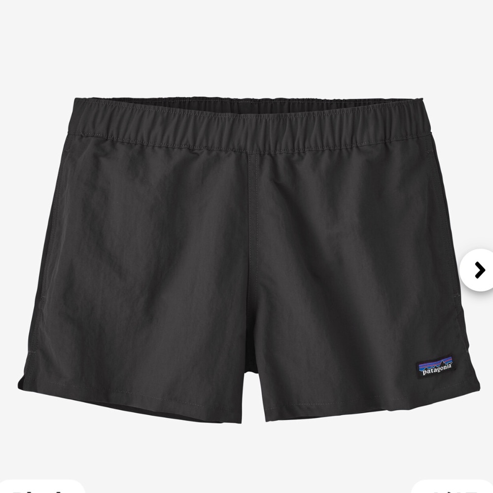 Patagonia XS Black Barely Baggies